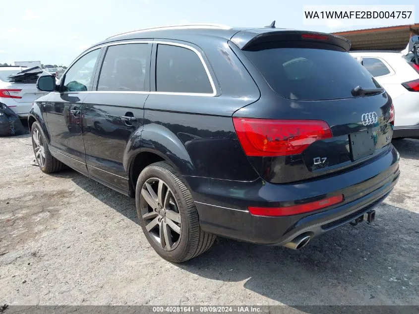 WA1WMAFE2BD004757 2011 Audi Q7 3.0 Tdi Premium