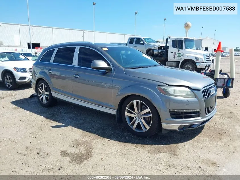 WA1VMBFE8BD007583 2011 Audi Q7 3.0 Tdi Premium