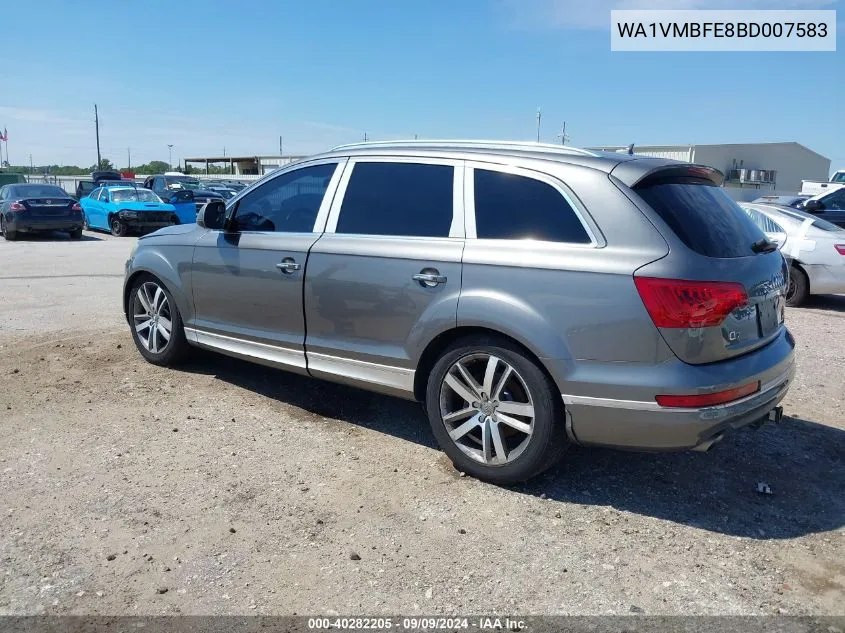 2011 Audi Q7 3.0 Tdi Premium VIN: WA1VMBFE8BD007583 Lot: 40282205