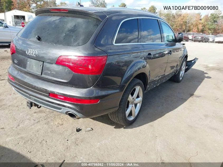 2011 Audi Q7 3.0T S Line Prestige VIN: WA1DGAFE7BD009080 Lot: 40786562