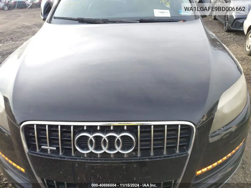 2011 Audi Q7 3.0T Premium VIN: WA1LGAFE9BD006662 Lot: 40886504