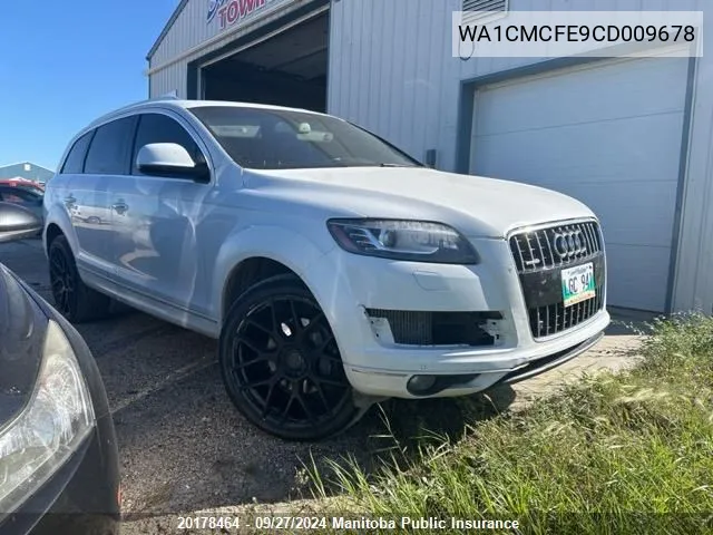 WA1CMCFE9CD009678 2012 Audi Q7 V6 Tdi