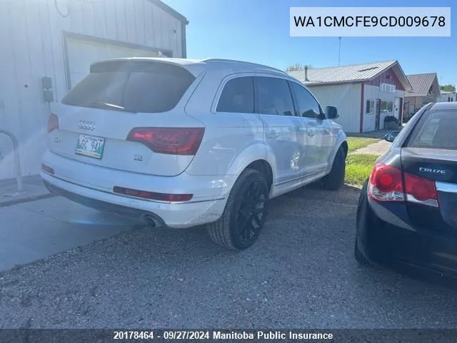 WA1CMCFE9CD009678 2012 Audi Q7 V6 Tdi