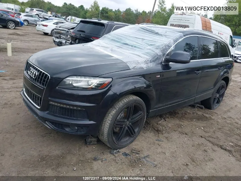 WA1WGCFEXDD013809 2013 Audi Q7