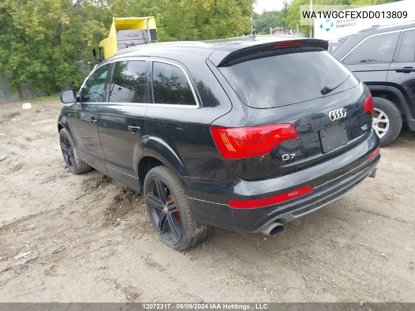 WA1WGCFEXDD013809 2013 Audi Q7