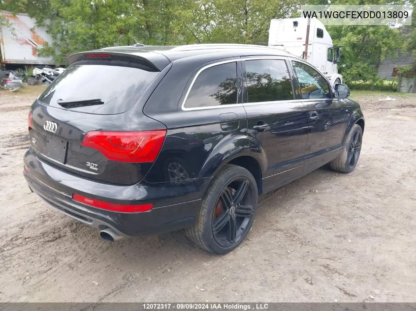 WA1WGCFEXDD013809 2013 Audi Q7