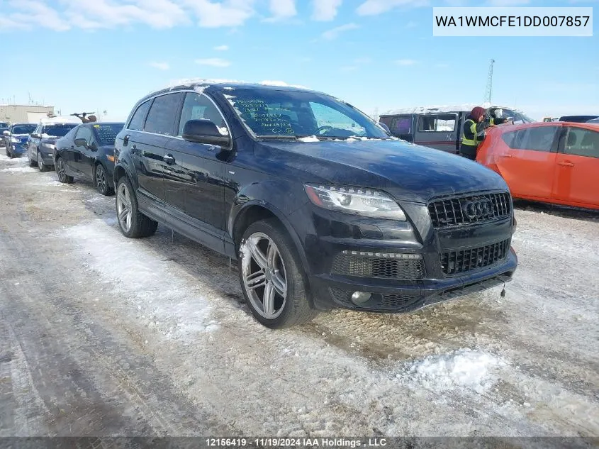 2013 Audi Q7 Prestige VIN: WA1WMCFE1DD007857 Lot: 12156419