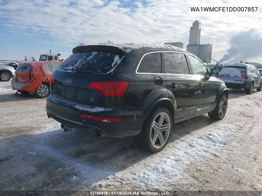 2013 Audi Q7 Prestige VIN: WA1WMCFE1DD007857 Lot: 12156419