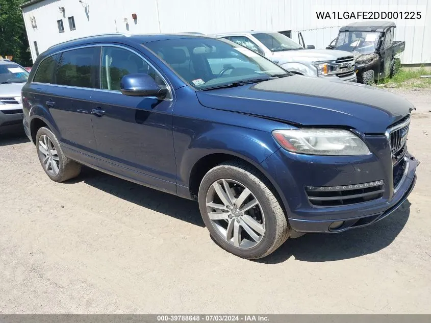 WA1LGAFE2DD001225 2013 Audi Q7 3.0T Premium