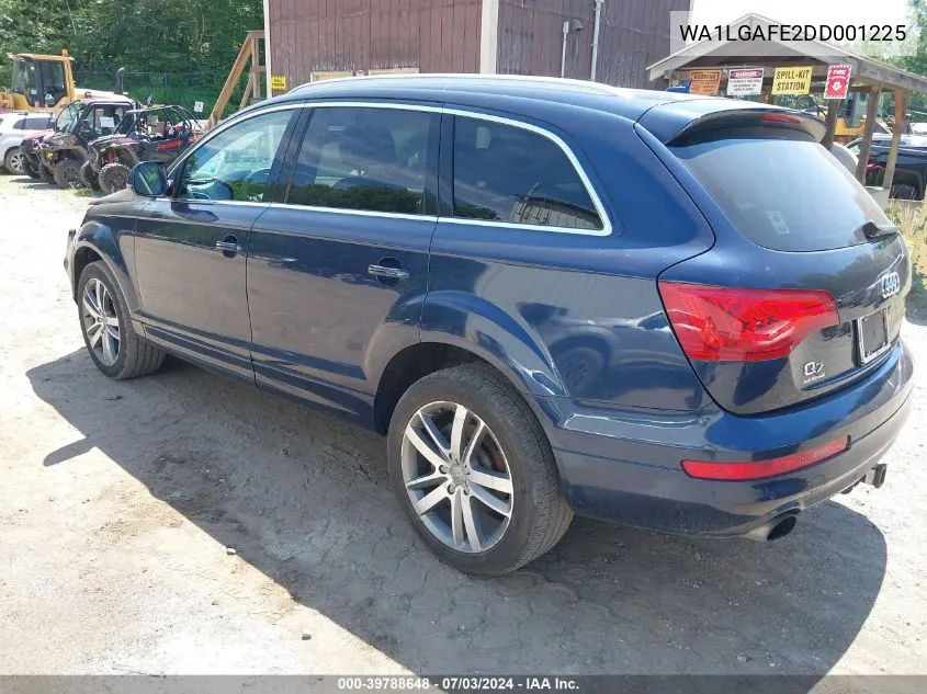 WA1LGAFE2DD001225 2013 Audi Q7 3.0T Premium