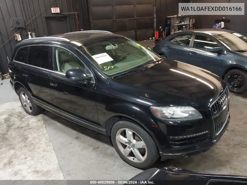 2013 Audi Q7 3.0T Premium VIN: WA1LGAFEXDD016166 Lot: 40029908