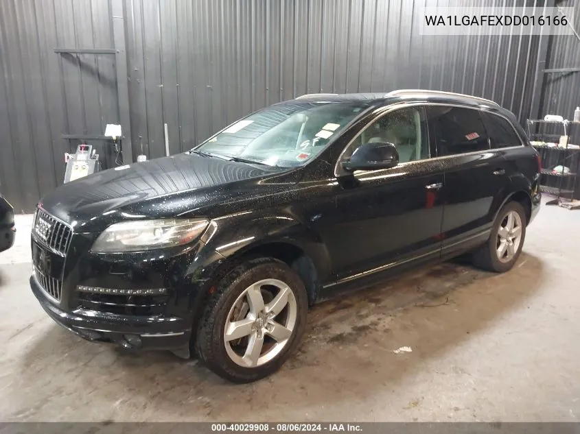 WA1LGAFEXDD016166 2013 Audi Q7 3.0T Premium