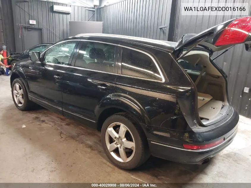 WA1LGAFEXDD016166 2013 Audi Q7 3.0T Premium