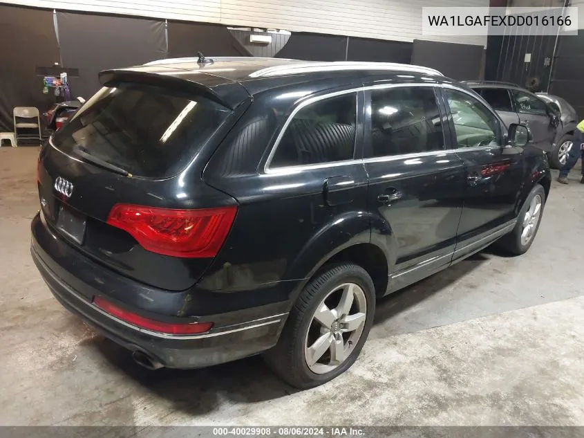 WA1LGAFEXDD016166 2013 Audi Q7 3.0T Premium