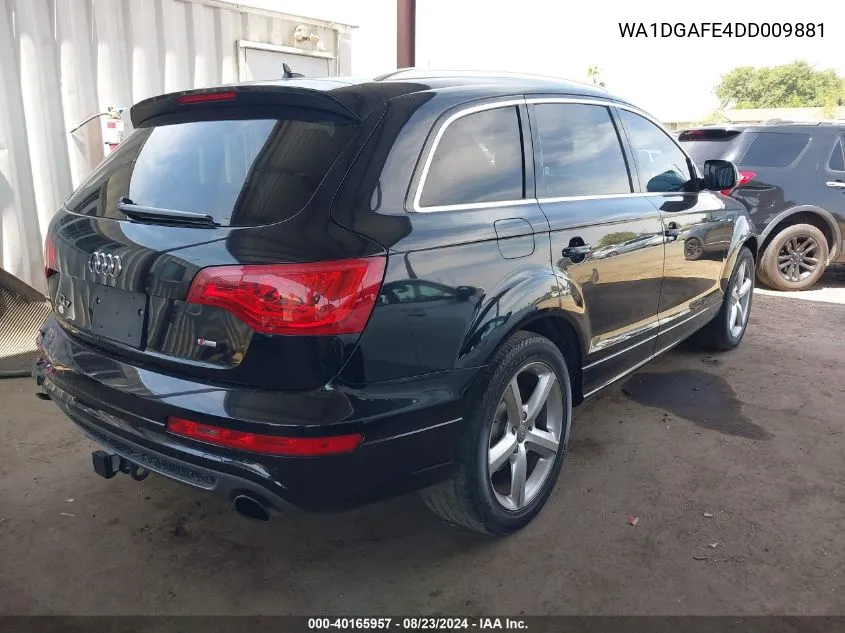 WA1DGAFE4DD009881 2013 Audi Q7 3.0T S Line Prestige