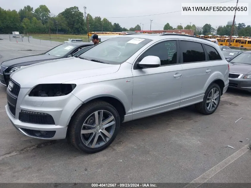 2013 Audi Q7 3.0 Tdi Premium VIN: WA1WMAFE5DD009650 Lot: 40412567