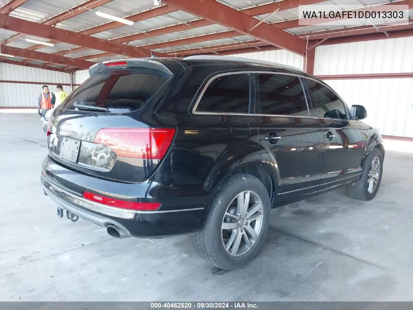 WA1LGAFE1DD013303 2013 Audi Q7 3.0T Premium