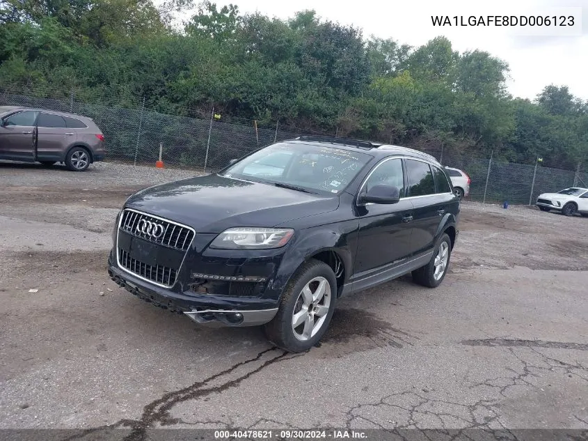 2013 Audi Q7 3.0T Premium VIN: WA1LGAFE8DD006123 Lot: 40478621