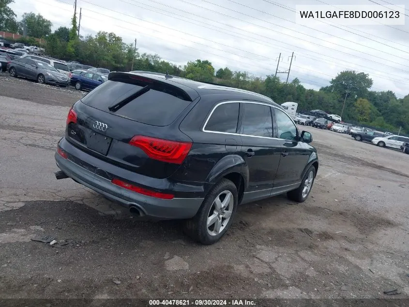 WA1LGAFE8DD006123 2013 Audi Q7 3.0T Premium