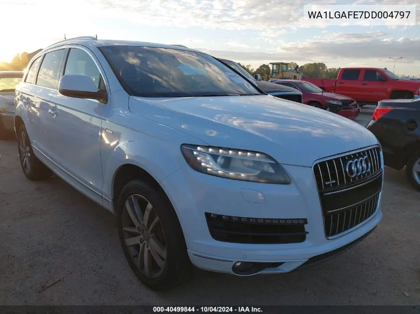 2013 Audi Q7 3.0T Premium VIN: WA1LGAFE7DD004797 Lot: 40499844