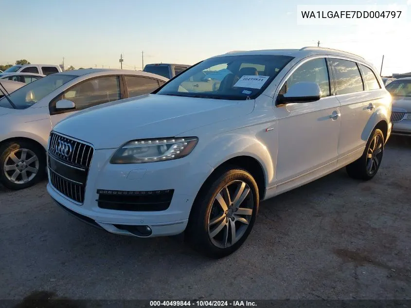 2013 Audi Q7 3.0T Premium VIN: WA1LGAFE7DD004797 Lot: 40499844