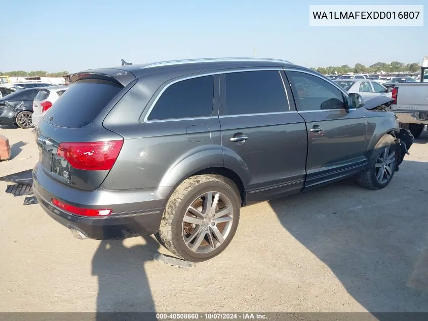 2013 Audi Q7 Premium Plus VIN: WA1LMAFEXDD016807 Lot: 40508660