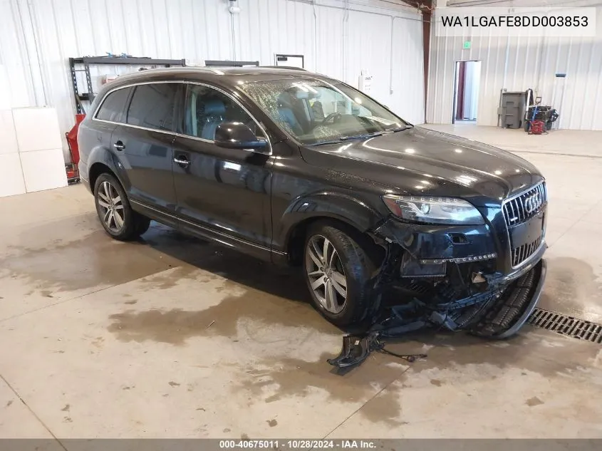 2013 Audi Q7 Premium Plus VIN: WA1LGAFE8DD003853 Lot: 40675011