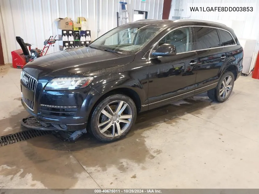 2013 Audi Q7 Premium Plus VIN: WA1LGAFE8DD003853 Lot: 40675011