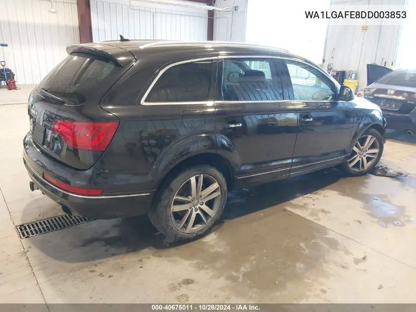 2013 Audi Q7 Premium Plus VIN: WA1LGAFE8DD003853 Lot: 40675011