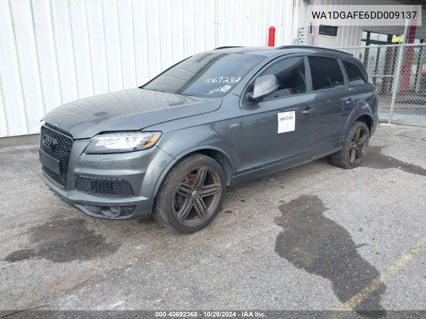 2013 Audi Q7 Prestige VIN: WA1DGAFE6DD009137 Lot: 40692368