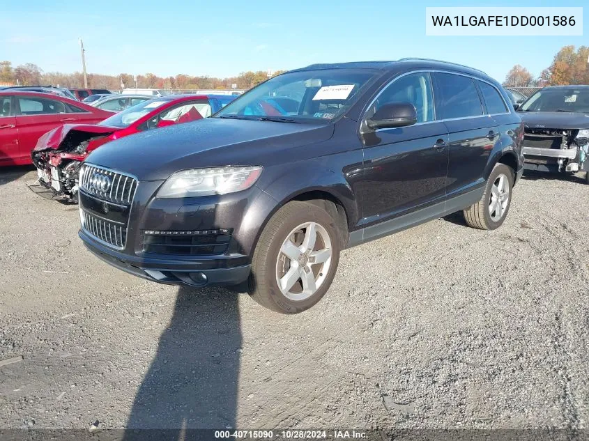 2013 Audi Q7 3.0T Premium VIN: WA1LGAFE1DD001586 Lot: 40715090