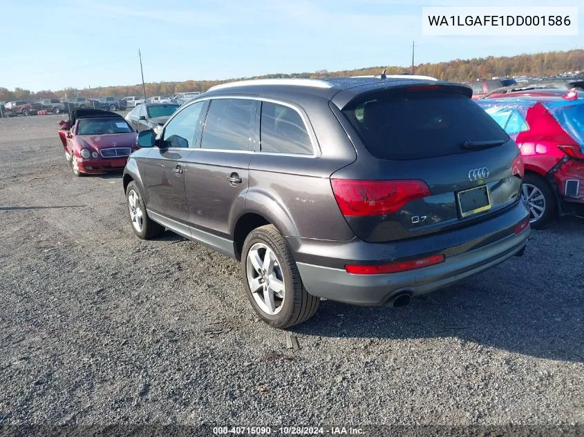 2013 Audi Q7 3.0T Premium VIN: WA1LGAFE1DD001586 Lot: 40715090