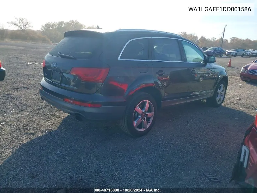 2013 Audi Q7 3.0T Premium VIN: WA1LGAFE1DD001586 Lot: 40715090