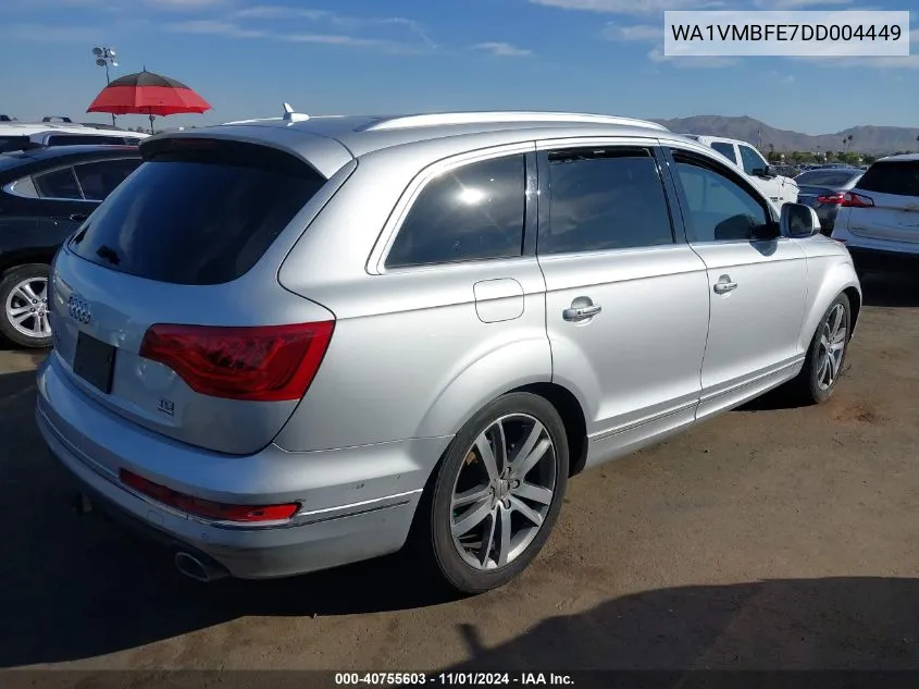 2013 Audi Q7 3.0 Tdi Premium VIN: WA1VMBFE7DD004449 Lot: 40755603