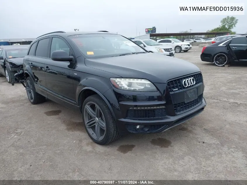 2013 Audi Q7 3.0 Tdi Premium VIN: WA1WMAFE9DD015936 Lot: 40790597