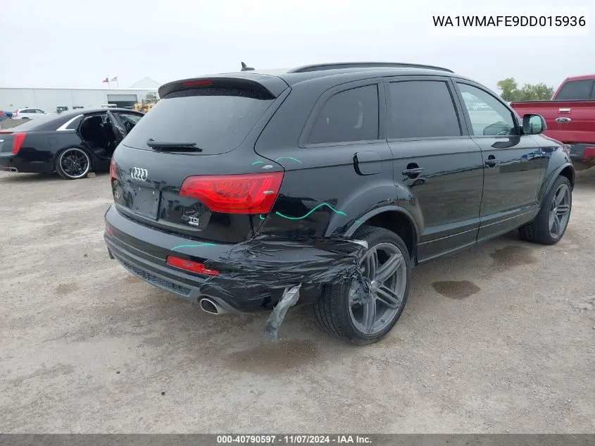 2013 Audi Q7 3.0 Tdi Premium VIN: WA1WMAFE9DD015936 Lot: 40790597