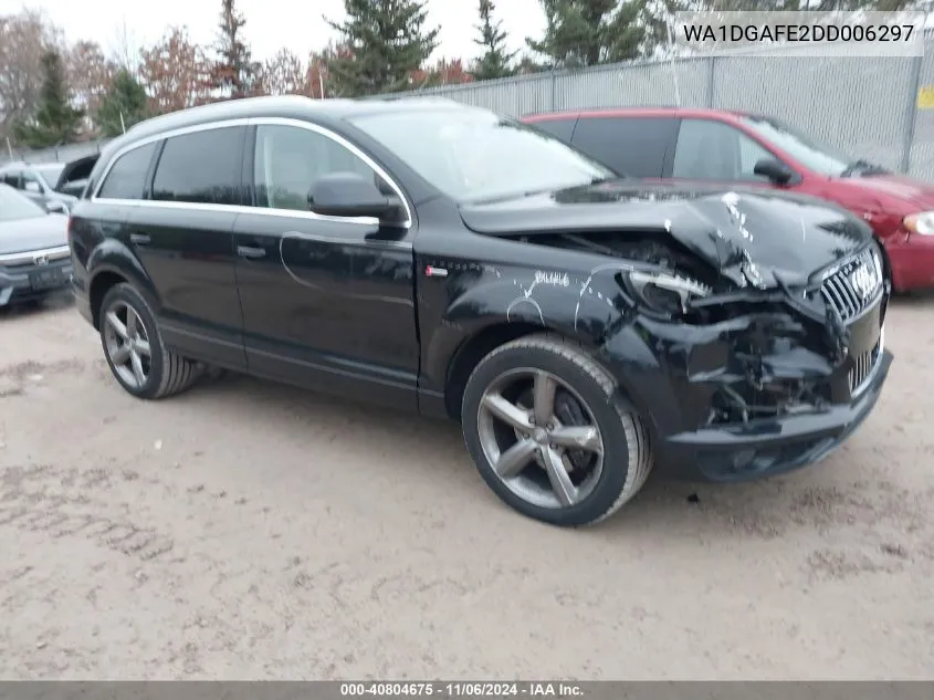 2013 Audi Q7 3.0T S Line Prestige VIN: WA1DGAFE2DD006297 Lot: 40804675