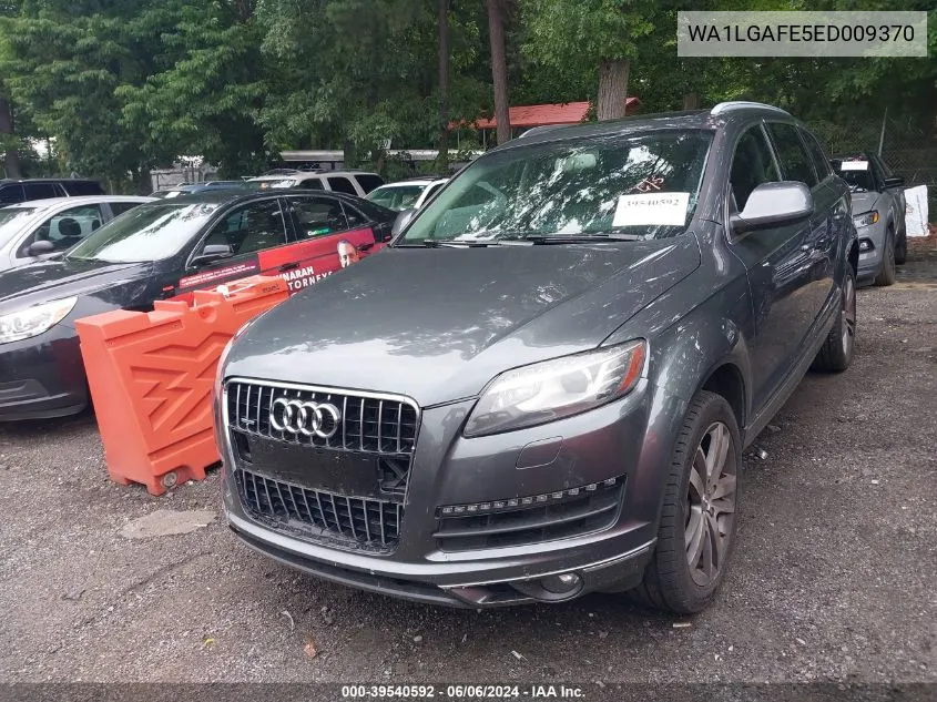 2014 Audi Q7 3.0T Premium VIN: WA1LGAFE5ED009370 Lot: 39540592