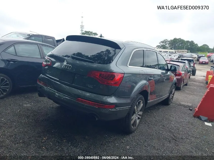 WA1LGAFE5ED009370 2014 Audi Q7 3.0T Premium