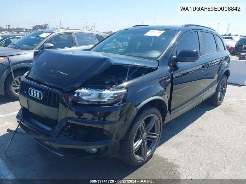 WA1DGAFE9ED008842 2014 Audi Q7 3.0T S Line Prestige