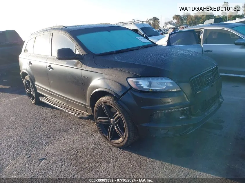 2014 Audi Q7 3.0T S Line Prestige VIN: WA1DGAFEXED010132 Lot: 39989592