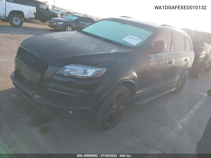 2014 Audi Q7 3.0T S Line Prestige VIN: WA1DGAFEXED010132 Lot: 39989592