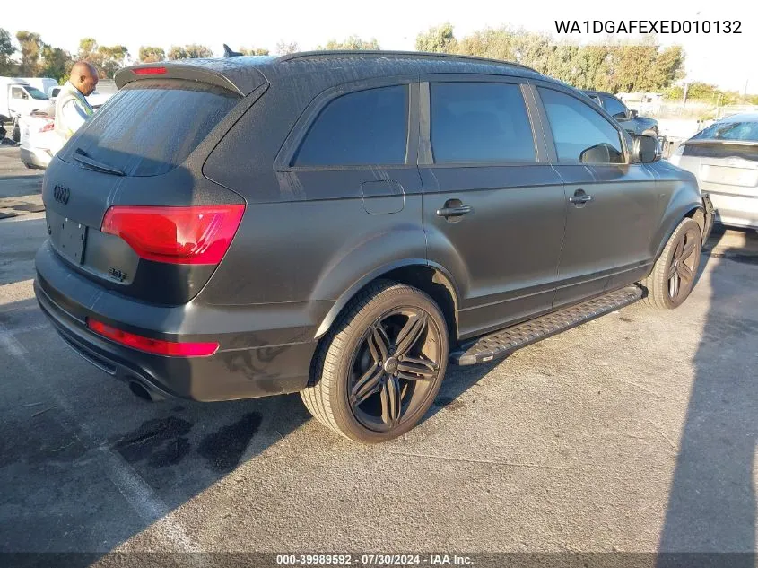 2014 Audi Q7 3.0T S Line Prestige VIN: WA1DGAFEXED010132 Lot: 39989592