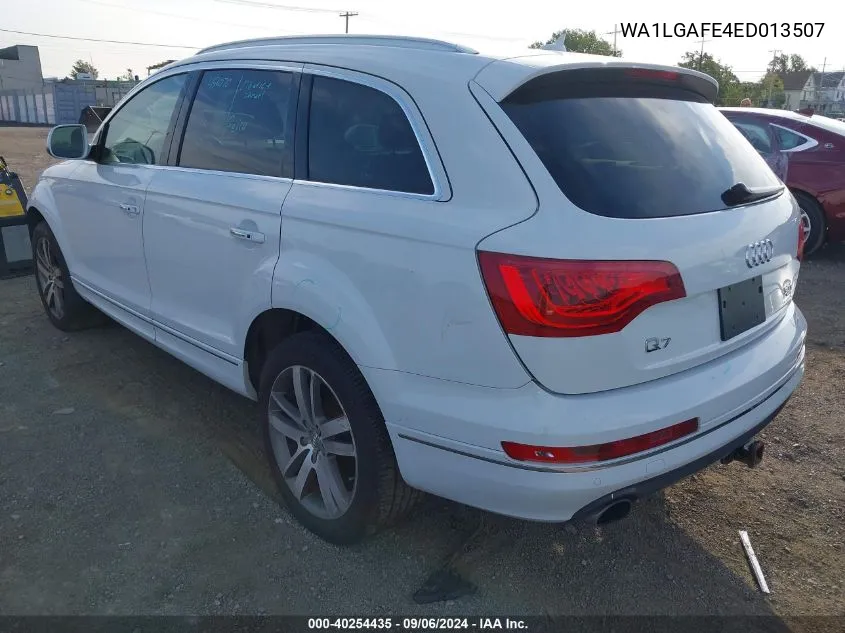 2014 Audi Q7 3.0T Premium VIN: WA1LGAFE4ED013507 Lot: 40254435