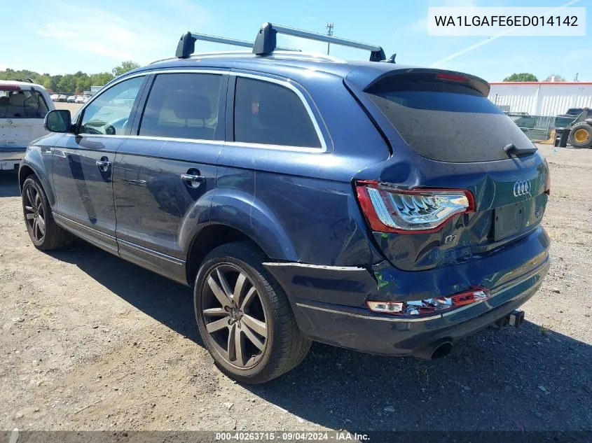 WA1LGAFE6ED014142 2014 Audi Q7 3.0T Premium