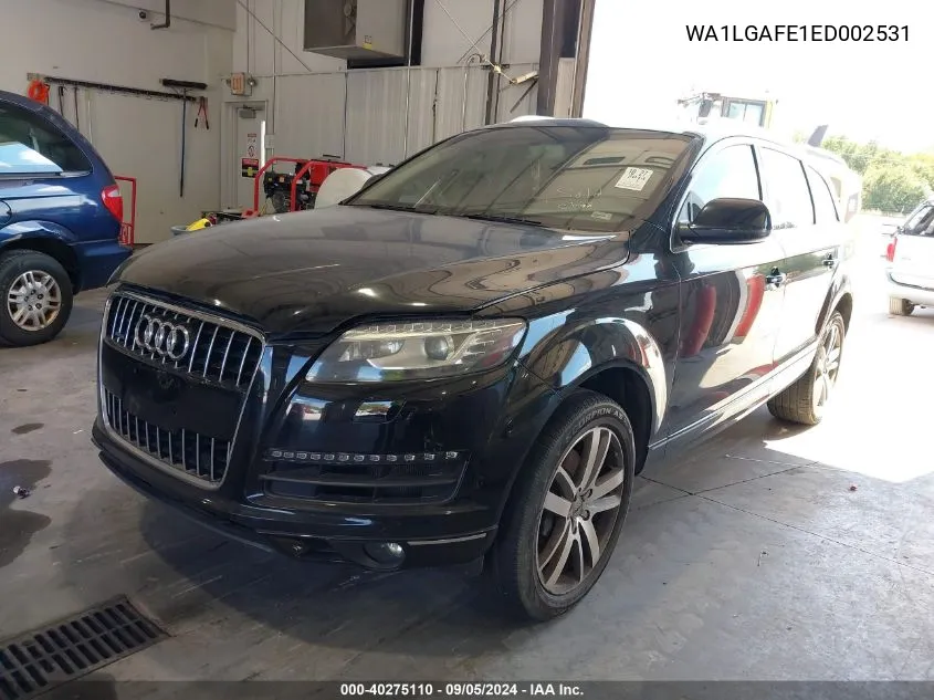 2014 Audi Q7 3.0T Premium VIN: WA1LGAFE1ED002531 Lot: 40275110