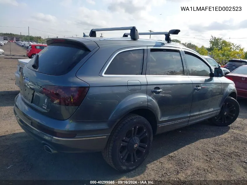 WA1LMAFE1ED002523 2014 Audi Q7 Premium Plus