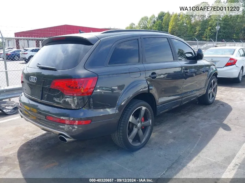 WA1CGAFE7ED011220 2014 Audi Q7 3.0T S Line Prestige