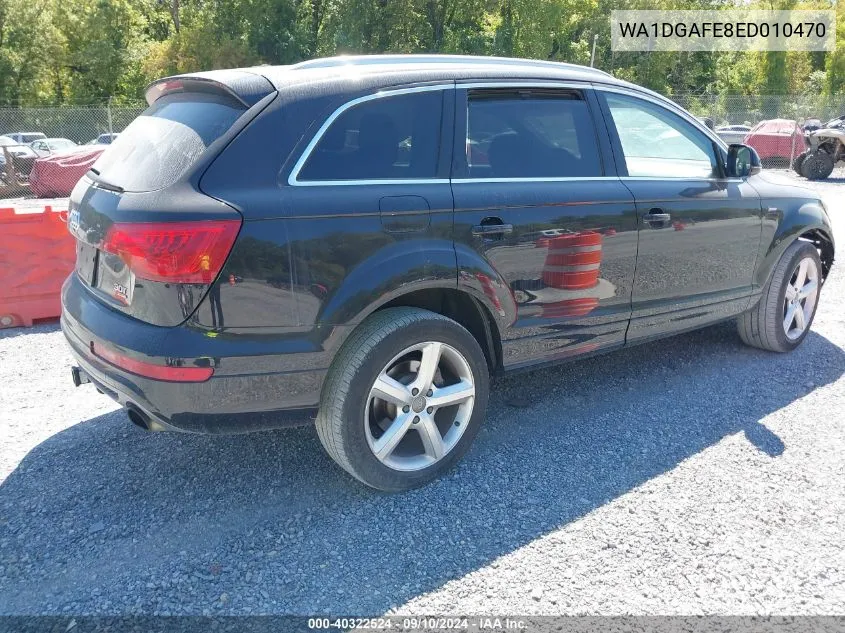 WA1DGAFE8ED010470 2014 Audi Q7 3.0T S Line Prestige