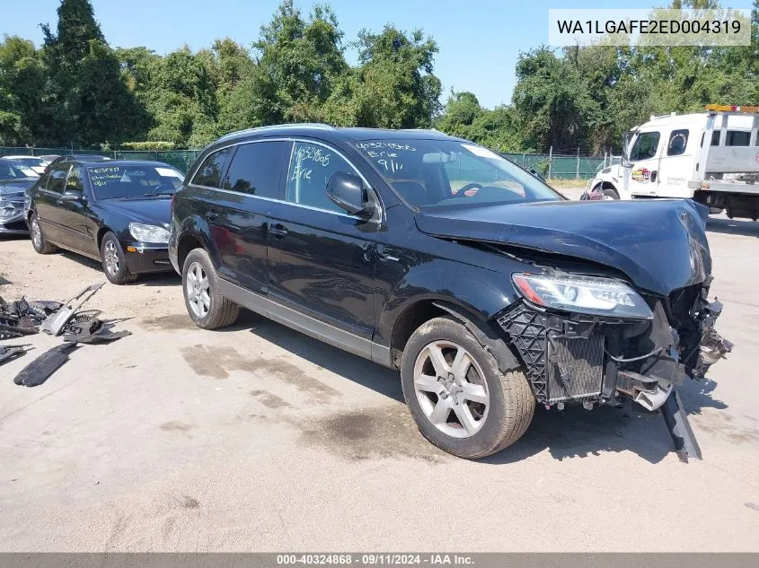 2014 Audi Q7 3.0T Premium VIN: WA1LGAFE2ED004319 Lot: 40324868